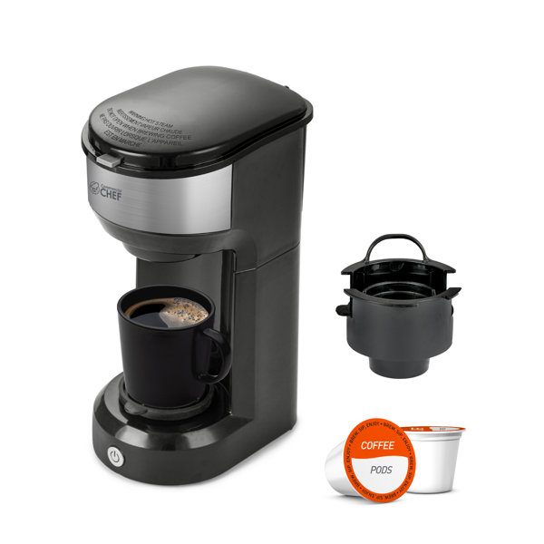Commercial Chef Coffee Machine, K Cup Coffee Maker 13 Ounce Water Tank